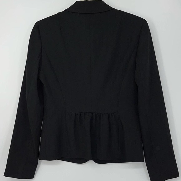 NINE WEST SUIT BLACK VERSATILE BLAZER WITH POCKETS SIZE 2 - Picture 2 of 2